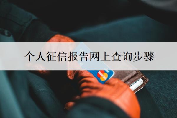 个人征信报告网上查询步骤,个人征信报告包含什么