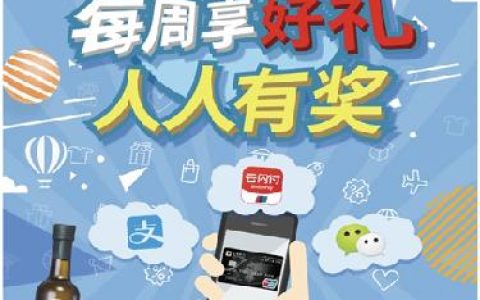 上海银行优惠：信用卡移动支付抽好礼
