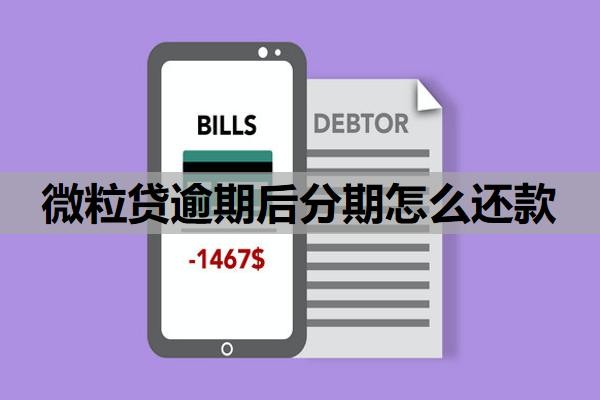微粒贷逾期后分期怎么还款?可以申请延期还款吗?