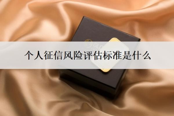 个人征信风险评估标准是什么?个人征信评分标准参考