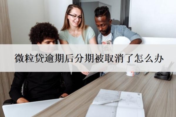 微粒贷逾期后分期被取消了怎么办?逾期一次多久可以恢复借款?