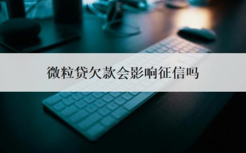 微粒贷欠款会影响征信吗？贷款不还会怎样？