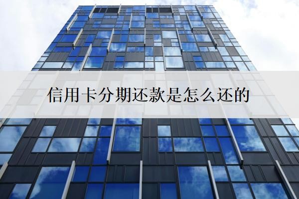 信用卡分期还款是怎么还的?信用卡最低还款的坏处