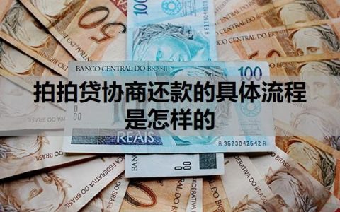 拍拍贷协商还款的具体流程是怎样的？拍拍贷不肯协商怎么办？