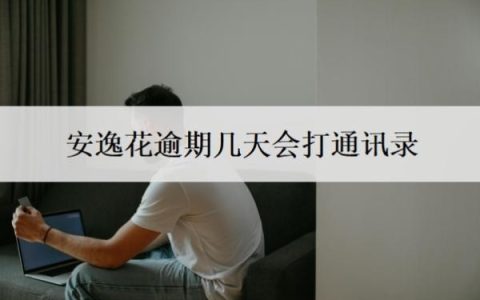 安逸花逾期几天会打通讯录？可以拖几天？
