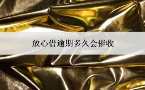 放心借逾期多久会催收？有协商成功的吗？