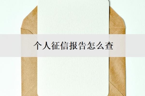 个人征信报告怎么查?支付宝可以查个人征信吗?
