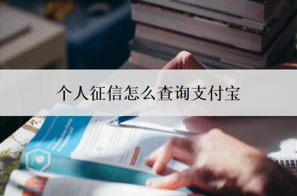 个人征信怎么查询支付宝?在哪查?