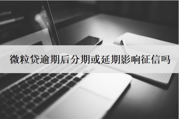 微粒贷逾期后分期或延期影响征信吗?逾期有什么影响?