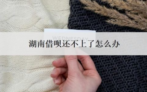 湖南借呗还不上了怎么办？还不上后果是什么？