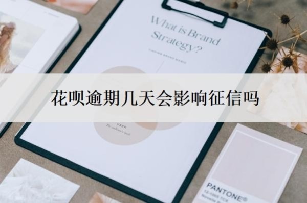 花呗逾期几天会影响征信吗?还款晚了1天怎么办?