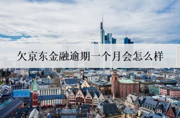 欠京东金融逾期一个月会怎么样？会面临这些后果