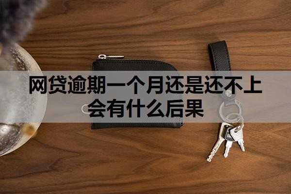网贷逾期一个月还是还不上会有什么后果？逾期怎么恢复征信？