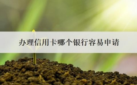 办理信用卡哪个银行容易申请？为什么不建议办信用卡？