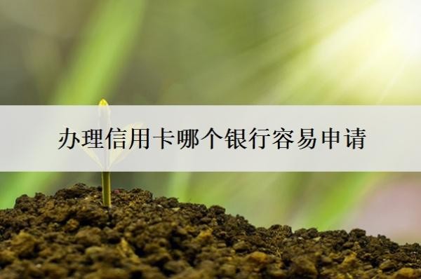 办理信用卡哪个银行容易申请?为什么不建议办信用卡?