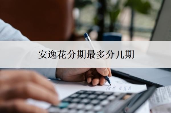 安逸花分期最多分几期?还几期可以一次结清?