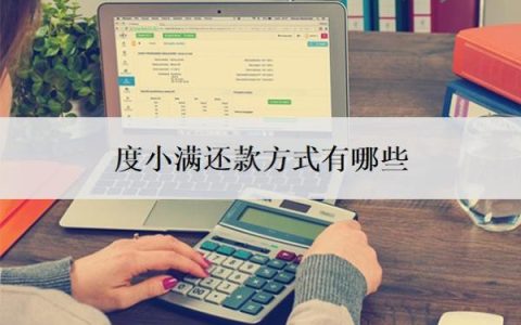 度小满还款方式有哪些？能提前全部还款吗？