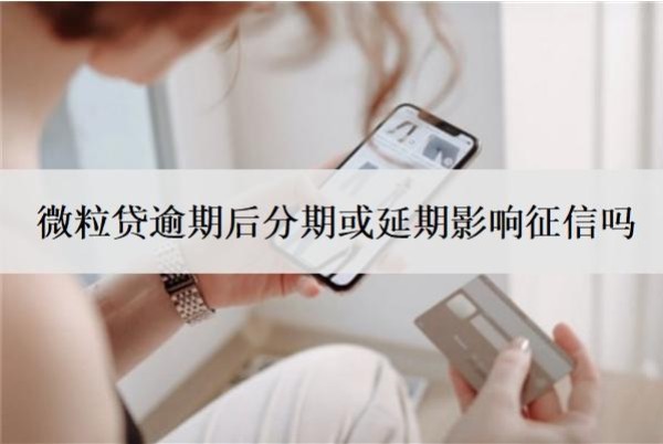微粒贷逾期后分期或延期影响征信吗?逾期有什么影响?