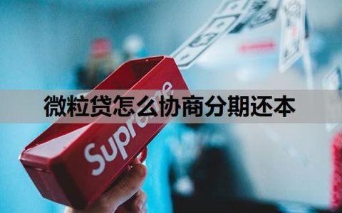 微粒贷怎么协商分期还本？微粒贷还了借不出来是怎么回事？