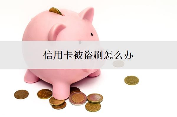 信用卡被盗刷怎么办?出现不明消费怎么办?