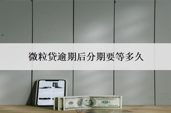 微粒贷逾期后分期要等多久?逾期多久会被要求全额还?