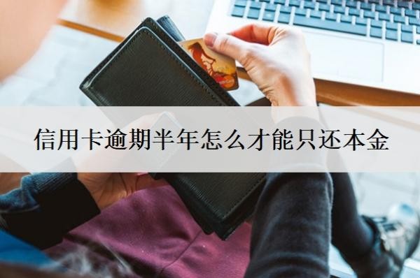 信用卡逾期半年怎么才能只还本金?逾期三个月会有什么后果?