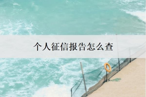 个人征信报告怎么查?支付宝可以查个人征信吗?