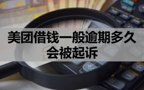 美团借钱一般逾期多久会被起诉？被起诉的流程是什么？