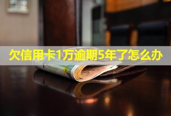 欠信用卡1万逾期5年了怎么办?会坐牢吗?
