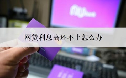 网贷利息高还不上怎么办？利息太高了怎么维护合法权益？
