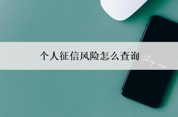 个人征信风险怎么查询?征信可能存在风险是什么意思?