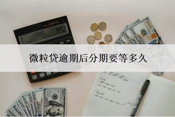 微粒贷逾期后分期要等多久?逾期多久会被要求全额还?