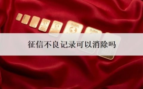 征信不良记录可以消除吗？个人征信太花但没逾期多久可以恢复？