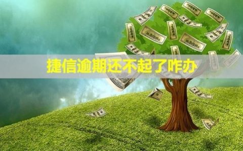 捷信逾期还不起了咋办？会怎么样？